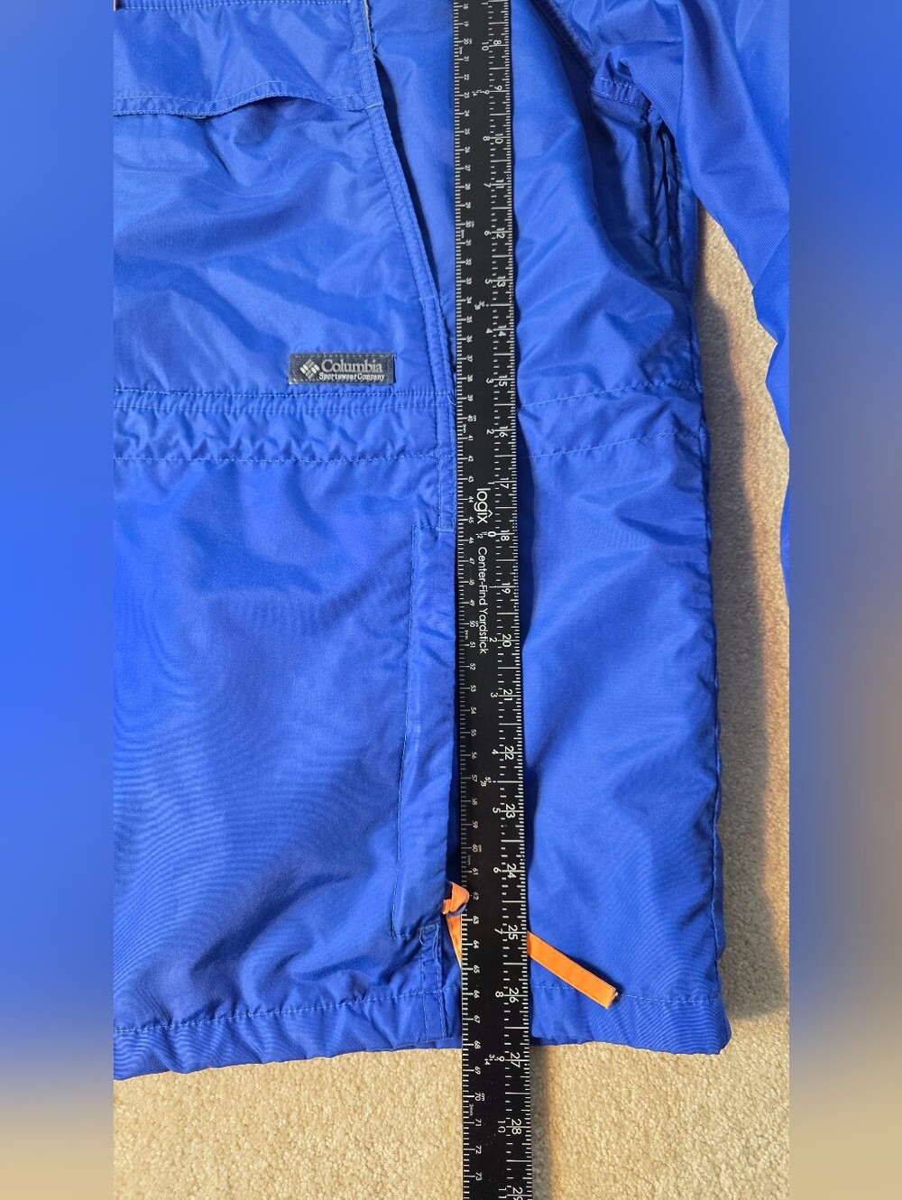 Vintage 90's Columbia Adirondack Windbreaker Blue Pullover Gorpcore Mens M - Picture 12 of 16